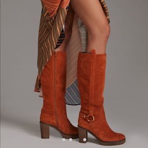 Anthropologie Suede Boots